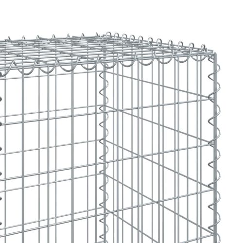 Габионна кошница с покритие, 1100x50x150 см, поцинковано желязо