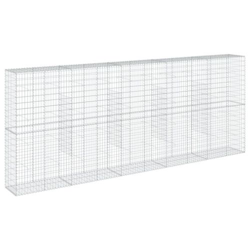 Габионна кошница с покритие, 500x50x200 см, поцинковано желязо