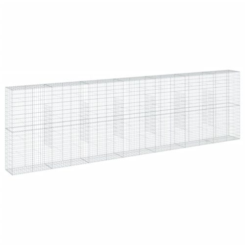 Габионна кошница с покритие, 700x50x200 см, поцинковано желязо