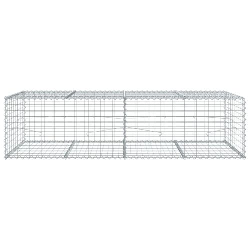 Габионна кошница с покритие, 200x100x50 см, поцинковано желязо