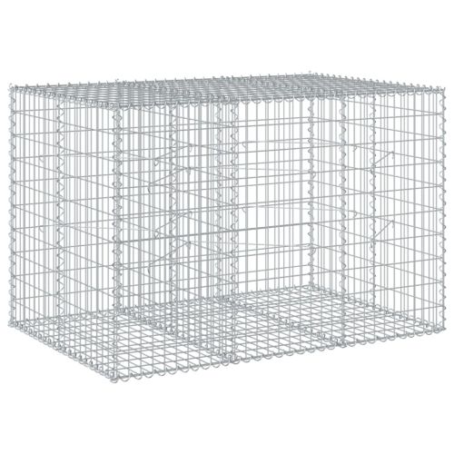 Габионна кошница с покритие, 150x100x100 см, поцинковано желязо