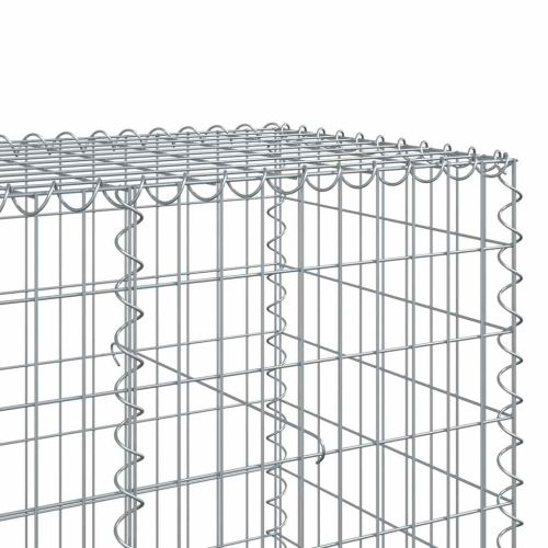 Габионна кошница с покритие, 650x100x100 см, поцинковано желязо