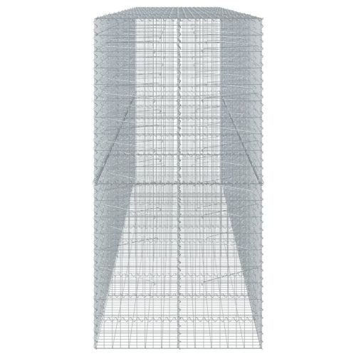 Габионна кошница с покритие, 550x100x200 см, поцинковано желязо
