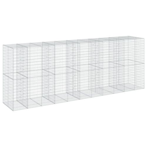 Габионна кошница с покритие, 550x100x200 см, поцинковано желязо