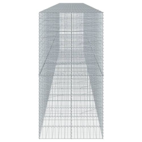 Габионна кошница с покритие, 900x100x200 см, поцинковано желязо