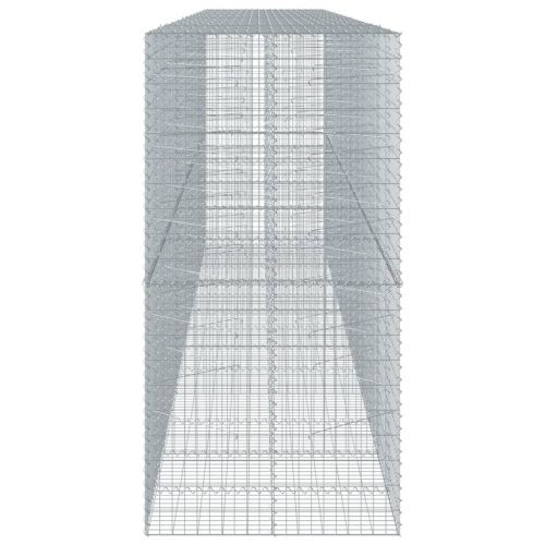 Габионна кошница с покритие, 650x100x200 см, поцинковано желязо