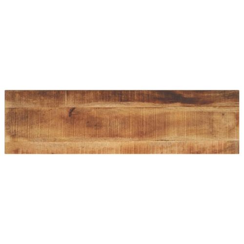 Плот за маса 100x40x2,5см правоъгълен масивно дърво грубо манго