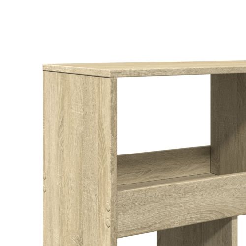 Разделител за стая сонома дъб 100x33x187,5 см инженерно дърво