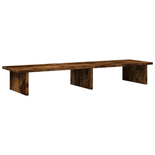 Поставка за монитор, опушен дъб, 100x27x15 см, инженерно дърво