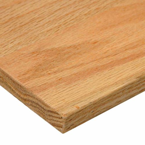 Стълбищни стъпала, 8 бр, светлокафяви, 110x25x2 см, дъб масив