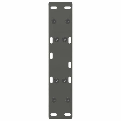 Крака за масичка за кафе, А-образни, 2 бр., антрацит, 30x(30-31) см, стомана