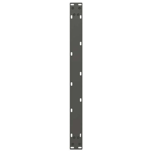 Крака за масичка за кафе, U-образни, 2 бр., антрацит, 70 x (42-43) см, стомана