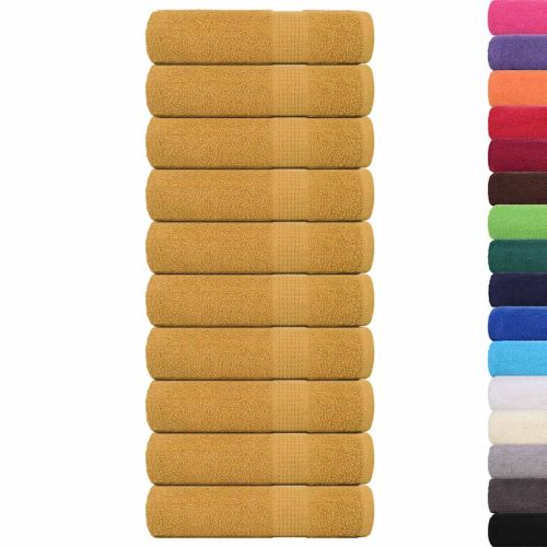 Кърпи за душ FROGN 10 бр. Златни 70x140 см 360 г/м²