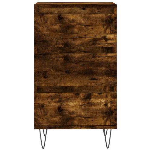 Бюфет опушен дъб 40x35x70 см инженерно дърво
