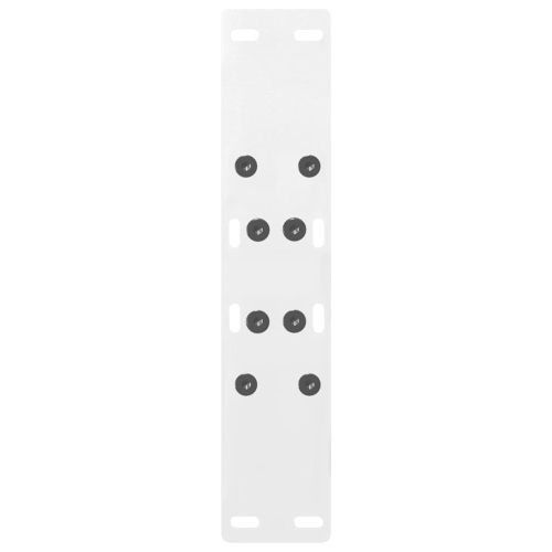 Крака за масичка за кафе, А-образни, 2 бр., бели, 50 x (42-43) см, стомана