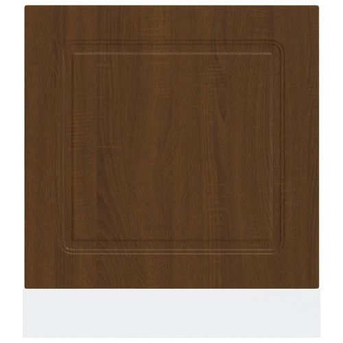 Панел за съдомиялна машина, Kalmar, кафяв дъб, 60x1,5x57см, инженерно дърво