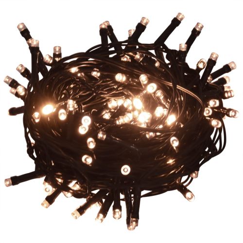 Изкуствена коледна елха с 300 LED и флокиран сняг 240 см