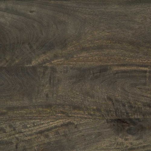 Нощно шкафче, черно, 50x33x60 см, мангово дърво масив