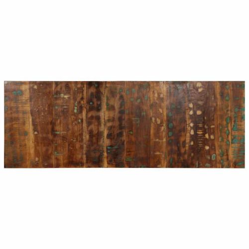 Табла за глава Multicolour 140 cm Масивна дървесина Reclaimed