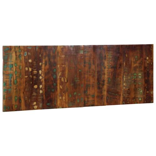 Табла за глава Multicolour 140 cm Масивна дървесина Reclaimed