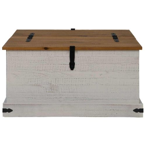 Скрин за съхранение HALDEN бял 91x91x47 cm бор