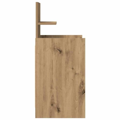 Нощни шкафчета с 2 чекмеджета 2 бр., дъб артизан 38x34x80 см