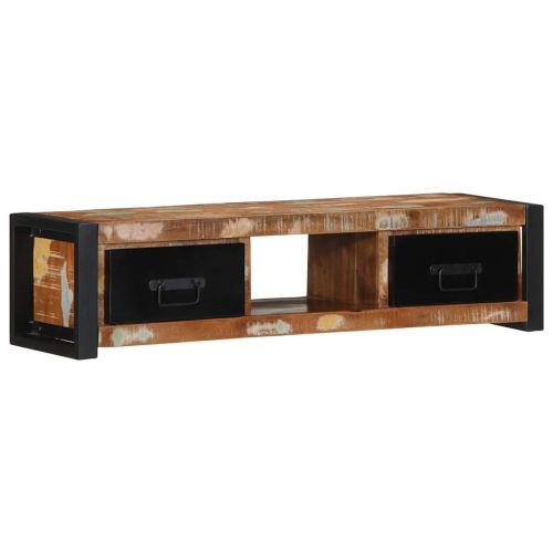 TV шкаф 100x30x25 cm Масивна дървесина Възстановена