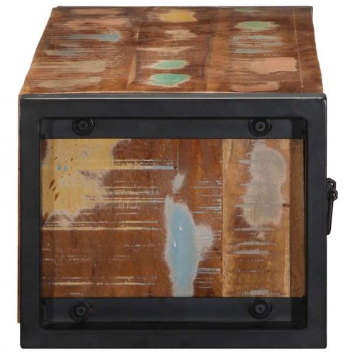 TV шкаф 100x30x25 cm Масивна дървесина Възстановена