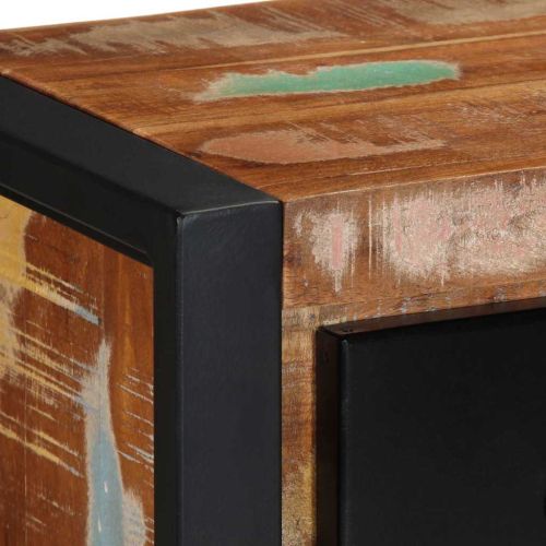 TV шкаф 100x30x25 cm Масивна дървесина Възстановена