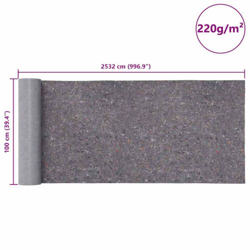 Неплъзгаща се поларна материя за художници 25 м 220 g/m²