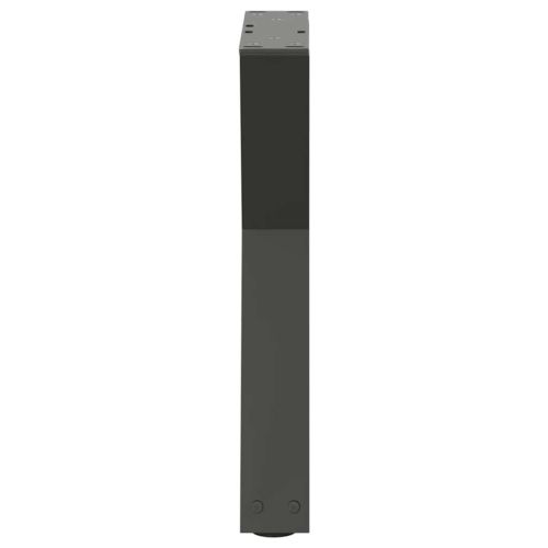 Крака за масичка за кафе, 2 бр., антрацит, 38 x (42-43,3) см, стомана