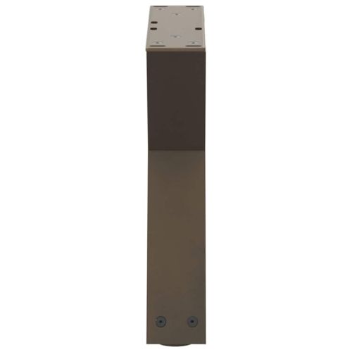 Крака за масичка за кафе, 2 бр., естествена стомана, 30 x (30-31,3) см, стомана