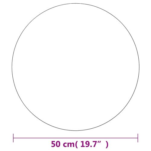 Стенно огледало, 50 см, кръгло