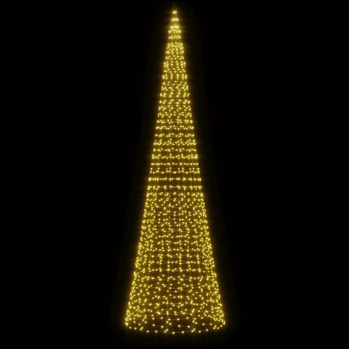 LED коледна елха 1534 LED топло бяло 500 см
