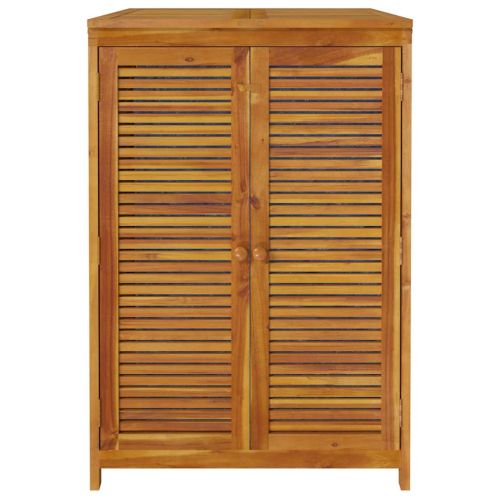 Градинска кутия за съхранение 70x87x104 см акациево дърво масив