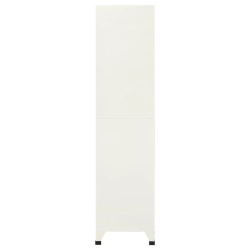 Заключващ се шкаф, сиво и синьо, 90x45x180 см, стомана