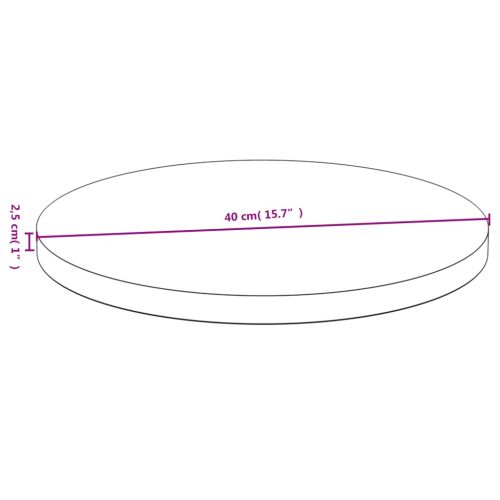 Плот за маса Ø40x2,5 см бамбук
