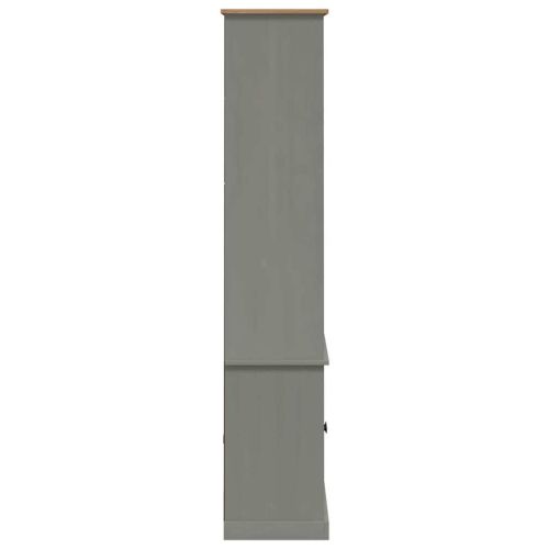 Етажерка за книги VIGO сива 85x35x170 см бор масив