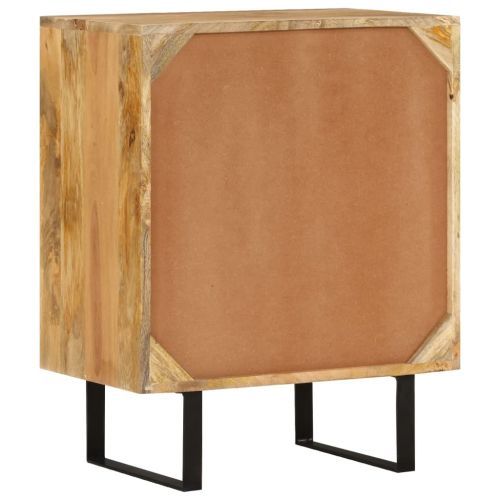 Сайдборд с 2 врати, 55x35x70 см, мангово дърво масив