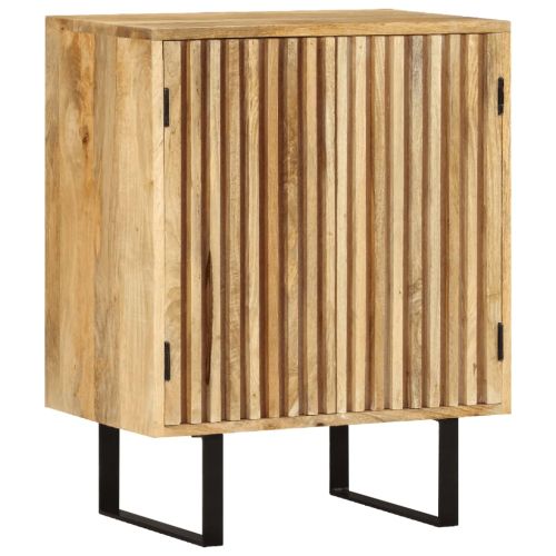 Сайдборд с 2 врати, 55x35x70 см, мангово дърво масив