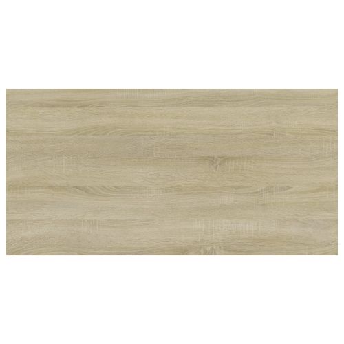 Рафтове за етажерка, 4 бр, дъб сонома, 80x40x1,5 см, ПДЧ
