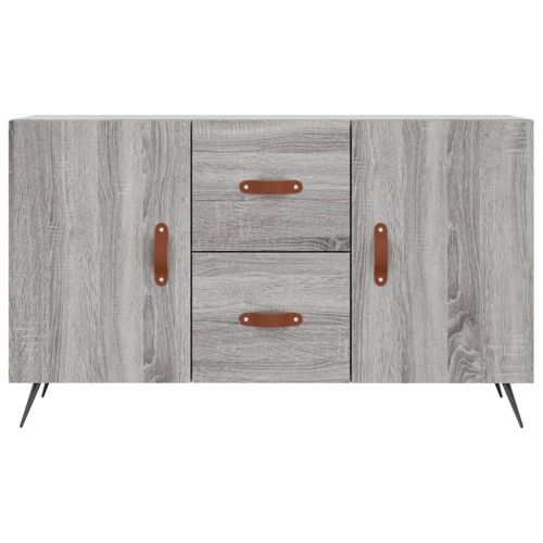 Сайдборд, Сив сонома, 100x36x60 см, инженерно дърво