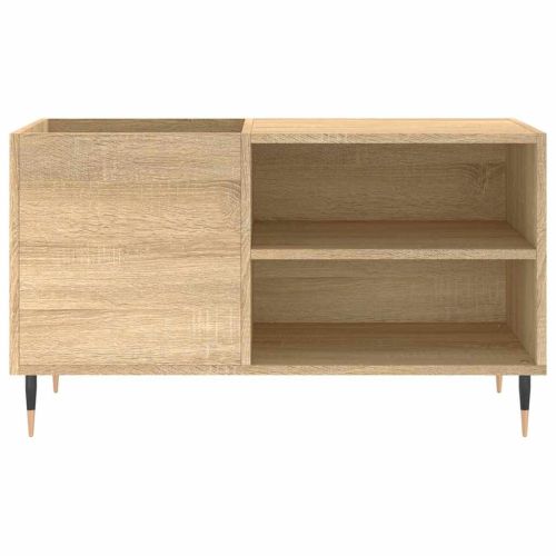 Шкаф за винилови плочи сонома дъб 85x38x48 см инженерно дърво