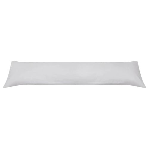 Странична възглавница за тяло, 40x145 cм, сива