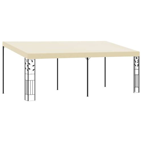 Шатра за стенен монтаж, 6x3x2,5 м, кремава