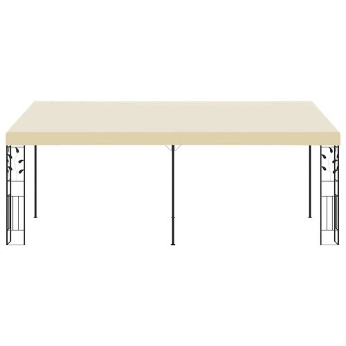 Шатра за стенен монтаж, 6x3x2,5 м, кремава
