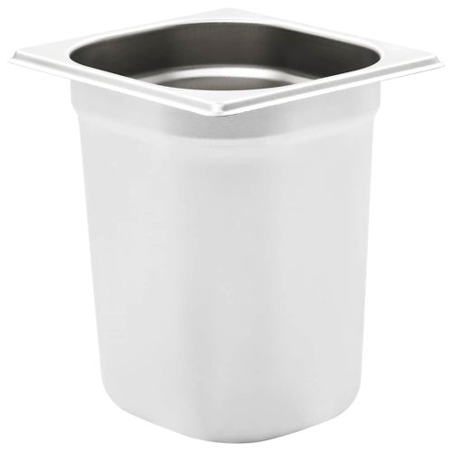 Гастронорм контейнери 8 бр GN 1/6 200 мм неръждаема стомана
