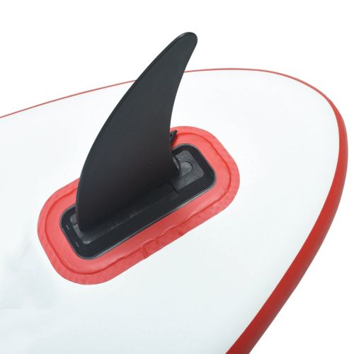 Централна финка за SUP дъска, 18,3x21,2 см, пластмаса, черна