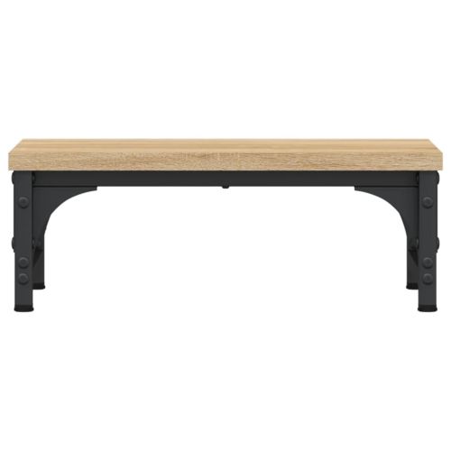 Поставка за монитор, дъб сонома, 37x23x14 см, инженерно дърво