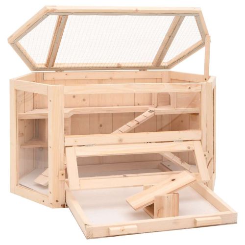 Клетка за хамстери 80x40x43 см масивна ела
